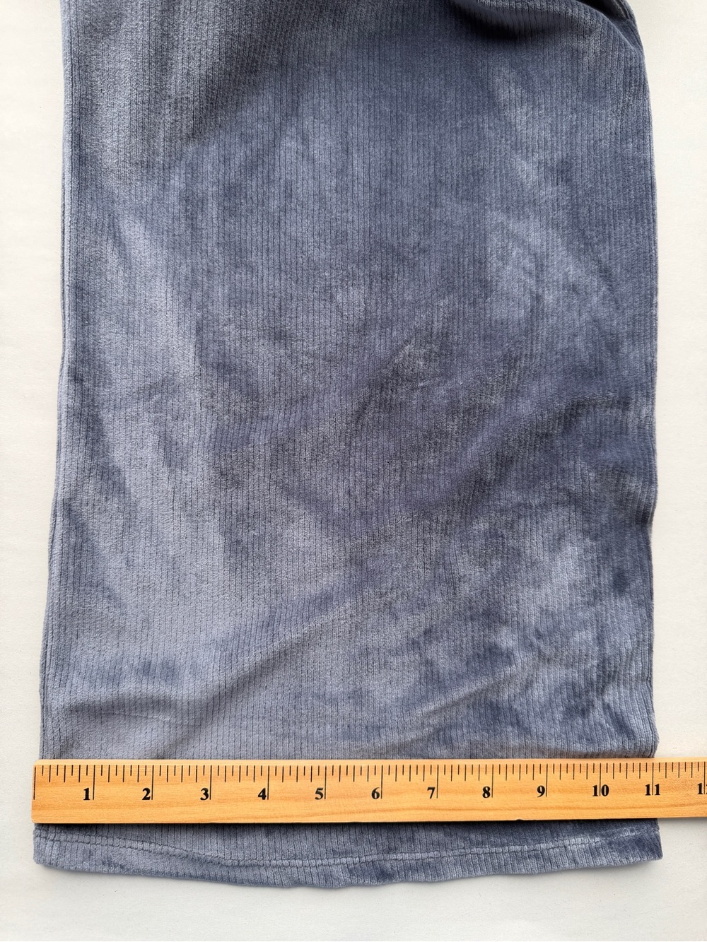 Vuori Haven Wide-Leg Lounge Pants Velour Rib Knit Azure Size M - Picture 8 of 10